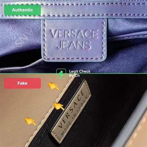 versace parfums bag real or fake|versace authentication check.